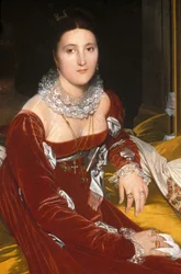 Loire-Atlantique Nr. 096 - Referenz Daf Nr. 900820368 - Nantes - Musée des Beaux-Arts - „Madame de Senonnes“ (Marie Geneviève Marguerite Marcoz, Viscount von Senonnes, 1783-1828) - von Jean Auguste Domin